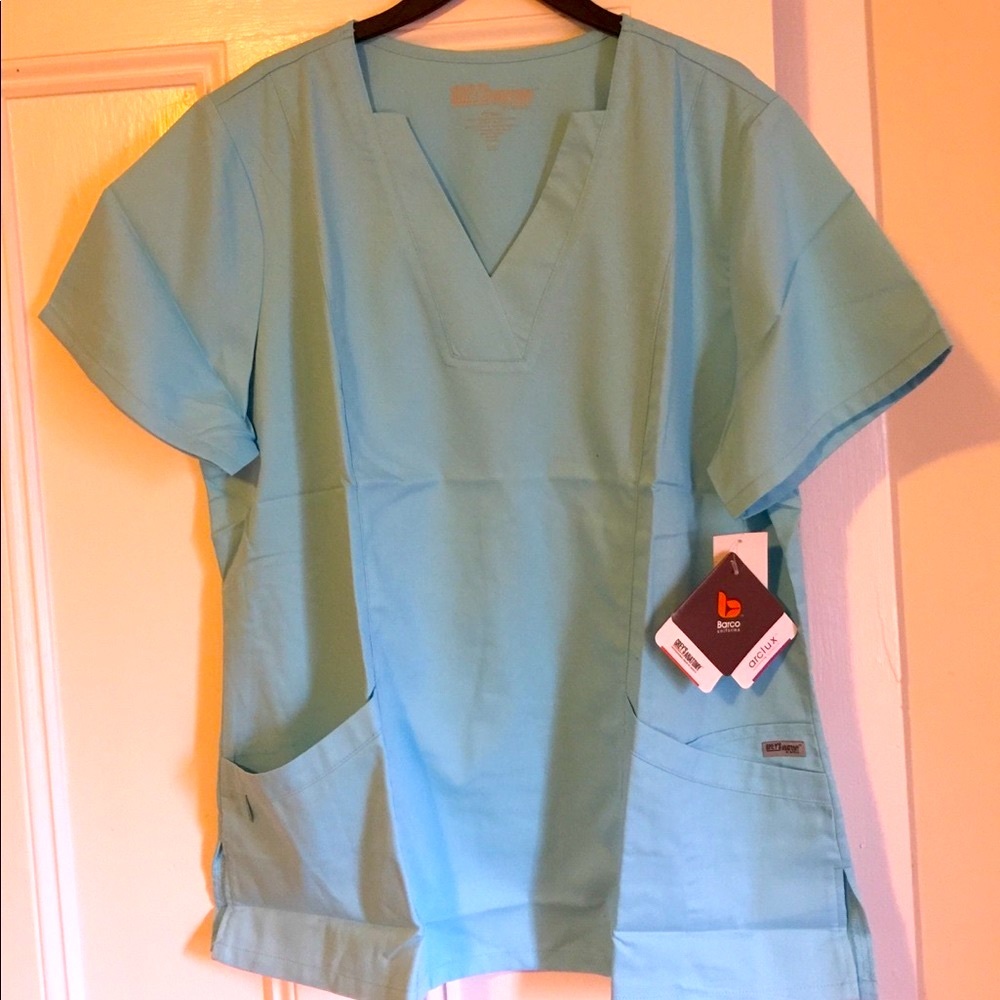 Women’s blue ice uniform top